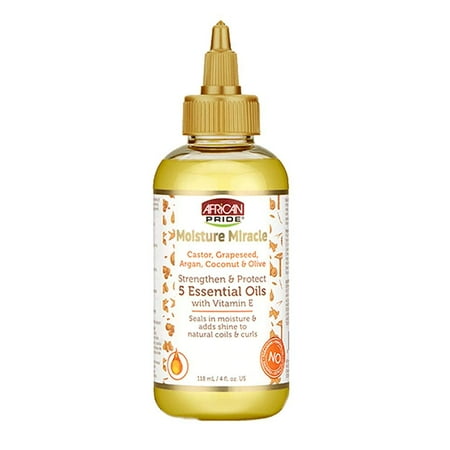 African Pride - Moisture Miracle 5 Essential Oils 4 Oz. * BEAUTY TALK LA *