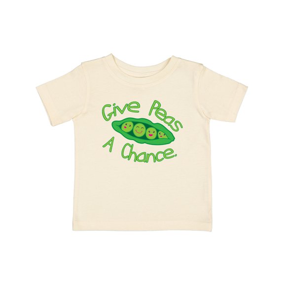 Inktastic Give Peas a Chance. Boys or Girls Baby T-Shirt
