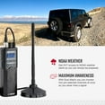 thumbnail image 4 of Unidad de mano CB Radio Cobra HHRT50 Road Trip, bidireccional, negra, 4 of 7