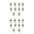 thumbnail image 4 of Riwesomey Gancho de 100 uds, ganchos de agujero geométrico semicircular, anillo colgante moderno Simple, colgadores de suministros para el Oro 763 Semicírculo 2piezas, 4 of 6