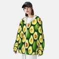 thumbnail image 3 of Fotbe Avocado Chaqueta con Protección Solar UPF 50+ para Hombre y Mujer, Camisa con Capucha y Bolsillos-Medium, 3 of 7