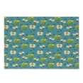thumbnail image 1 of Fruits Cutting Board, Fresh Granny Smith Apples Raw Fruit Ornamental Harvest Winter Season Produces, Decorative Tempered Glass Cutting and Serving Board, Small Size, Apple Green Teal, by Ambesonne, 1 of 1
