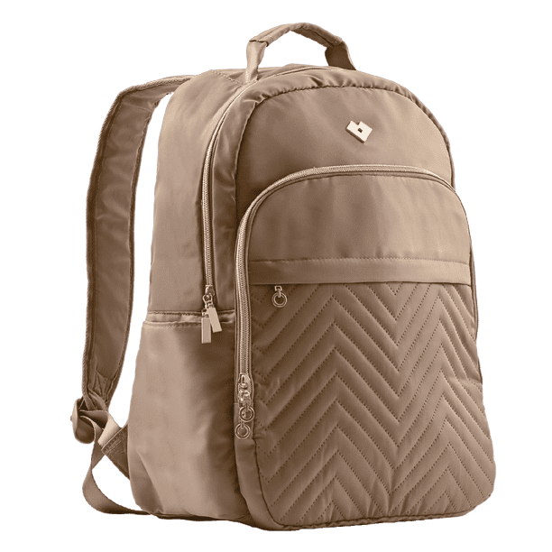 Mochila para Laptop LuckyLy Joyce Beige UNITALLA 16 Pulgadas