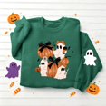 thumbnail image 5 of NSLGXD Halloween Sweatshirts for Women Spooky Ghost Graphic Pullovers Stretch Work Round Neck Long Sleeve Y2k Tops Halloween Costumes, 5 of 5
