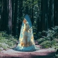 thumbnail image 5 of Honeii Cute Angel Winged Rabbit Print Poncho Cape, Cloak Coat, Snuggly Hooded Wearable Blanket, Hooded Cape For Teenagers,Halloween Costumes-Medium, 5 of 7