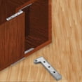 thumbnail image 3 of Set Of 2 Stainless Steel Hidden Door Pivot Hinges 360 Degree Rotation, 4 Inch Offset Knife Hinges, C, 3 of 5