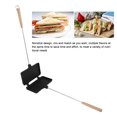 thumbnail image 4 of Grilling Grilling Pan Versatile Even Heat Easy Cleaning Rugged Sandwiches Grill Pan With Long Handle For Toasts, 4 of 8