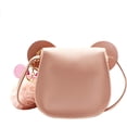thumbnail image 4 of YOUI-GIFTS Little Girls Cute Bowknot Crossbody Purse Cartoon Mouse Ear Shoulder Handbag with Pompoms, 4 of 7