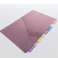 thumbnail image 4 of BAZIC Binder Dividers 8 Insertable Color Index Tabs 11 Hole (8/Pack), 24-Packs, 4 of 7