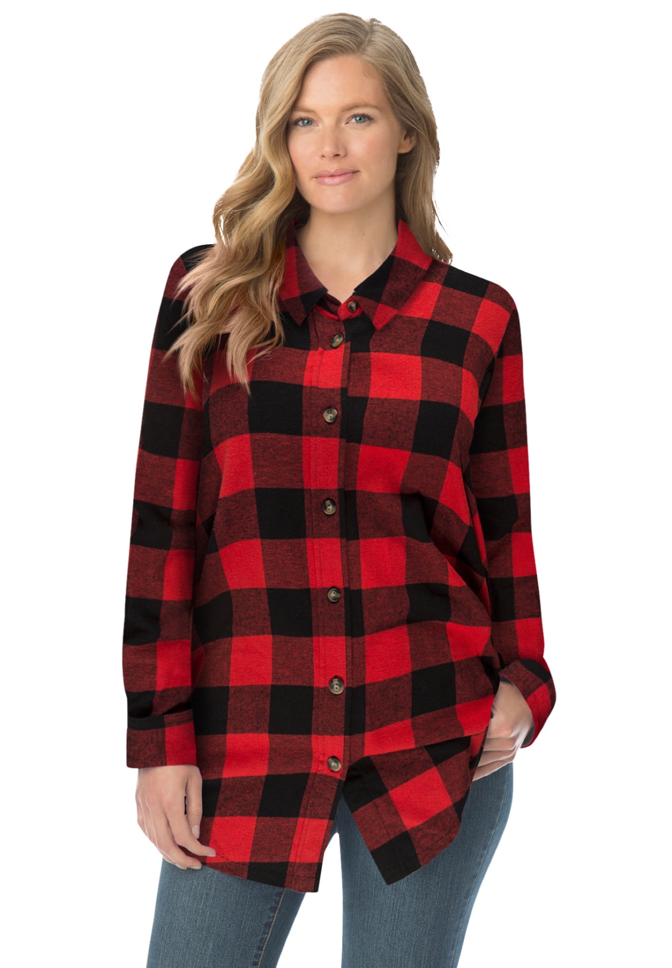 womens flannel shirts walmart - www.vatanjet.com