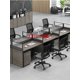thumbnail image 3 of Executive Workbench Office Desk Combination Simplicity Modern Clerk Office Desk Storage Computer Escritorio Furniture QF50OD My Lux Decor Round, 3 of 15