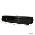 thumbnail image 4 of Black LED TV Stand with Storage Drawers & LED Lights, Modern Living Room Entertainment Center Media Cabinet, 4 of 9