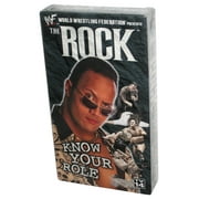 WWF The Rock Know Your Role (1999) Wrestling WWE VHS Tape