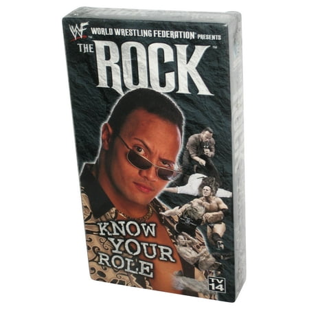 WWF The Rock Know Your Role (1999) Wrestling WWE VHS Tape