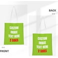 thumbnail image 3 of Custom Tote Bag Bags With Logo Personalized Custom Bags Shopping Bags Reusable Grocery Bags Bulk - Add Your Text Image, 3 of 8
