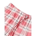 thumbnail image 6 of Douhoow Casual Women Pants Plaids Trousers Nightwear Pajama Bottoms Loose Lounge Drawstring Pants, 6 of 8
