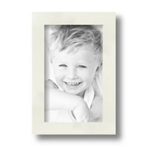 ArtToFrames 5" x 8" White Picture Frame, 5x8 inch White Wood Poster Frame (WOM-5140)