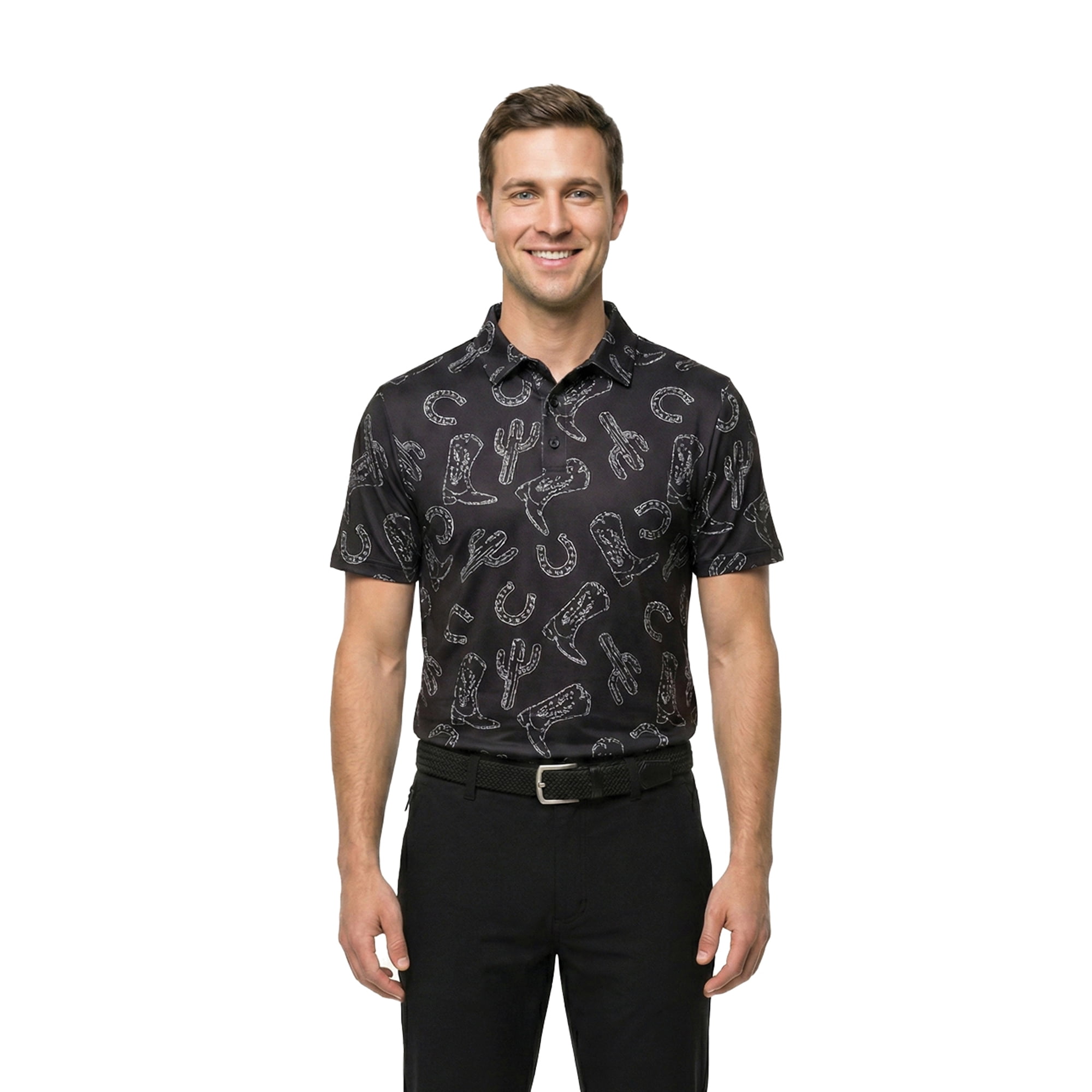 Birdie Bound Men' s & Big and Tall Golf Polo Shirts, Sizes XS-4XLT