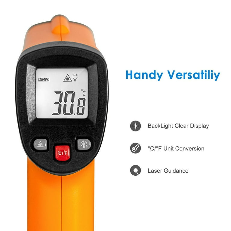 Sofullue Infrared Thermometer Temperature Gun IR Thermometer Heat  Temperature Reader 