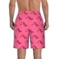 thumbnail image 3 of Naloa Leopard Print Men's Beach Shorts, Surfing shorts, Swim trunks, Quick Dry Swim Trunks for Surfing Beach Fun - Medium, 3 of 9