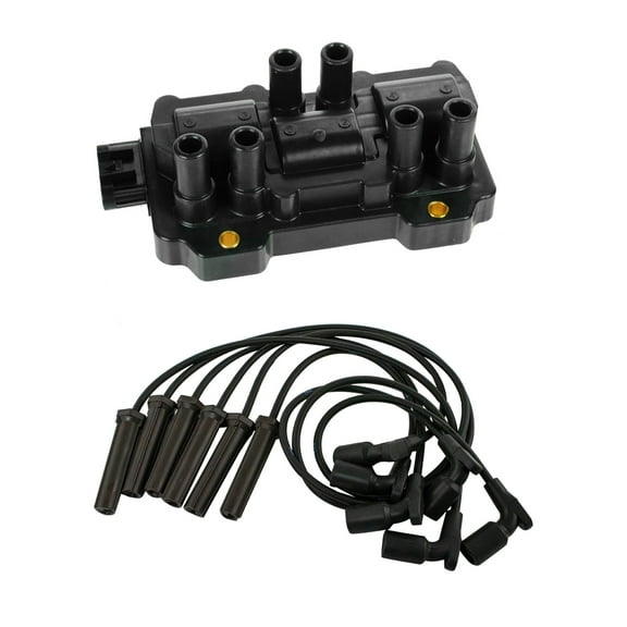 Engine Ignition Coil Pack & Spark Plug Wire Kit Set for Buick Chevy Pontiac ICA65501 Fits select: 2006-2011 CHEVROLET IMPALA, 2006-2010 PONTIAC G6