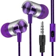 thumbnail image 1 of Inteprter NUEVO Auricular Universal de 3,5 mm en la oreja Auriculares estéreo Micrófono incorporado Auriculares con cable de alta calidad para Cables de audio/vídeo Violeta, 1 of 6