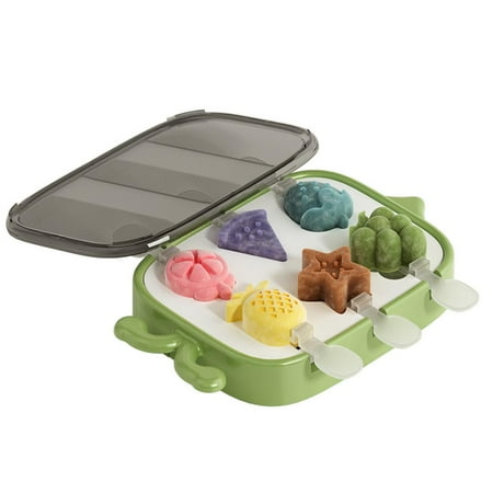 

Julam Silicone Popsicles Molds - Ice Cream Mold - Homemade Bear Ice Cream Maker for Kids make Pop Mold Bear Shape Homemade Popsicle Maker for DIY Ice Cream