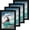 4, variant on 8.5x11 Picture Frame, Black Photo Frame with HD Plexiglass, Display Pictures 6x8 with Mat or 8.5x11 Without Mat, Picture Frames Collage for Tabletop or Wall Display, 1 Pack