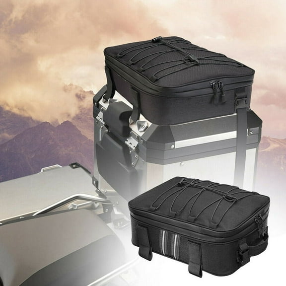 Motorcycle Rear Seat Luggage Bag Tail Box Top Bag for R1200GS R1250GS Accessories,1 x Motorcycle Luggage Bag,black