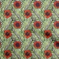thumbnail image 1 of oneOone Polyester Lycra Orange Fabric Tropical Sewing Material Print Fabric By The Yard 56 Inch Wide, 1 of 5