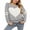 04 Gray, variant on Valentine's Day Sweaters for Women Crew Neck Pullover Sweater Cute Cable Knit Heart Sweater Shermie