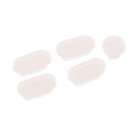 thumbnail image 4 of 5 tapones de silicona antipolvo para el puerto de carga de ordenadores portátiles y Mac Claro, 4 of 5