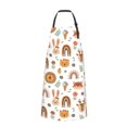 thumbnail image 2 of Pofeuu cute Rainbow Animal Print Waterproof Apron with Pockets Adjustable Cooking Aprons Kitchen Bib for Baking Household Cleaning, 2 of 8