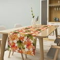 thumbnail image 2 of Fall Maple Leaves Table Runner,Thanks Giving Autumn Harvest Seasonal Farmhouse Dinner Table Decoration for Home Living Room Kitchen Dining Room 13x36in, 2 of 5