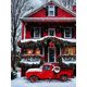 thumbnail image 1 of Pintura de diamantes de Navidad para coche, bordado de diamantes cuadrados completos, paisaje de invierno, punto de cruz, mosaico de árbol, regalo hecho a mano, 1 of 4