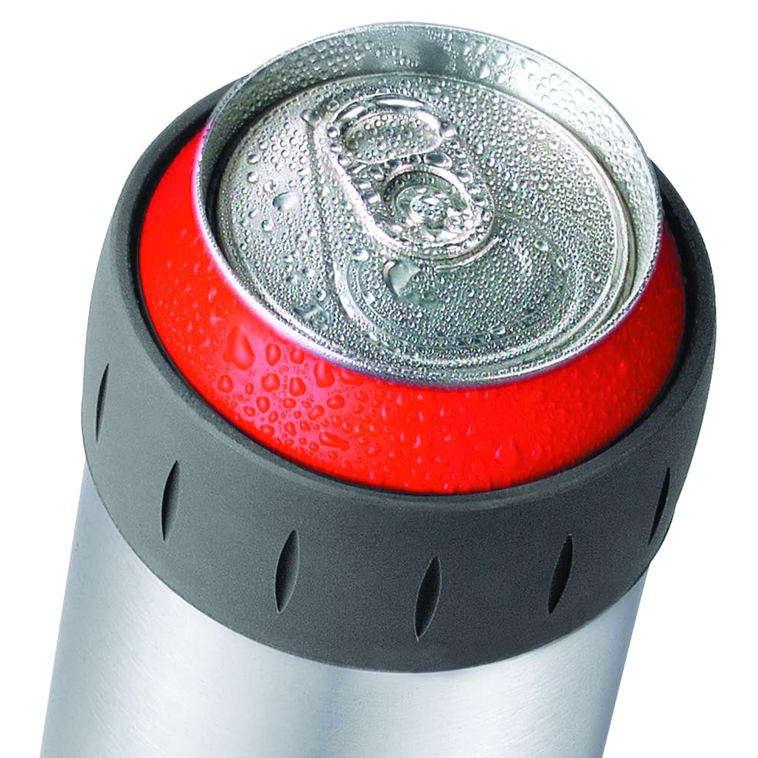 Thermos Beverage Can Insulator, Stainless Steel, 12-oz.
