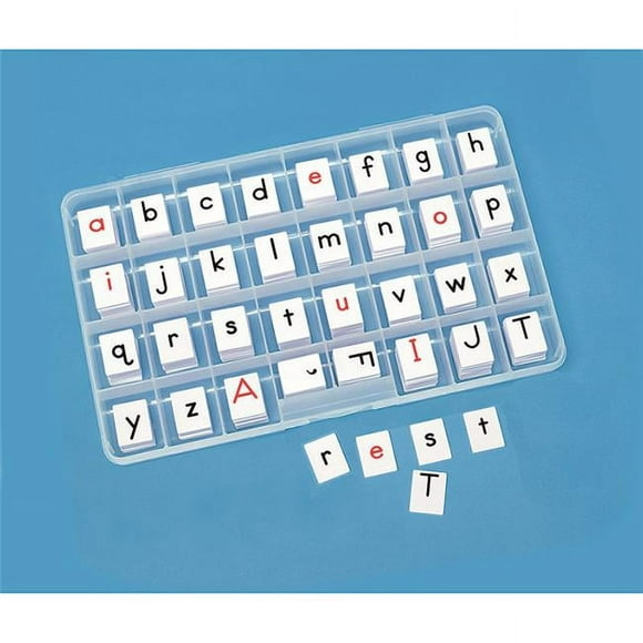 Primary Concepts- Inc PC-1412 Biface Lettre Alphabet Carreaux