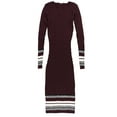 thumbnail image 2 of bar III Robe Chandail Midi Côtelée pour Femmes, Rouge, Petit, 2 of 2