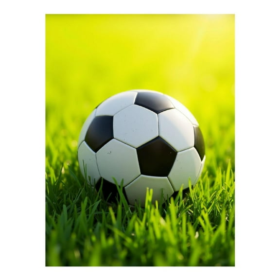 Diamond Art Kits for Adults - Soccer Ball Green Field Sunshine 5d Diamond Painting for Adults, Diamond Art for Adults Beginners, Frameless Diamond Painting Kits for Adults for Home Wall Decor