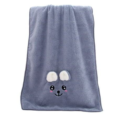 

Cute Bunny Bath Towel for Adults Kids Ultra Soft Towel Hand Face Towels Coral Velvet Highly Absorbent Washcloths