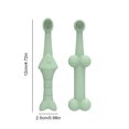 thumbnail image 3 of 2 Piezas Cebruste Dientes 360 Grados Capeización Gato Suministros () Verdes, 3 of 6