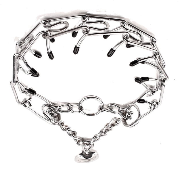 Collier Chaîne pour Chien, Collier à Griffes pour Chien Collier pour Chien en Acier Inoxydable Collier Étrangleur pour Chien Durabilité Prolongée