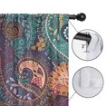 thumbnail image 4 of Blackout Kids Curtains,Paisley Pattern Childrens Insulated Curtains Set Of 2,Bedroom Essentials,Toddler Room Decor 42"x54"(106x137cm), 4 of 4
