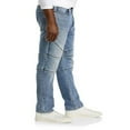 thumbnail image 3 of True Nation by DXL Men's Big and Tall Bleach Boys Moto Tapered-Fit Jeans Bleach Boys 48 x 28, 3 of 5