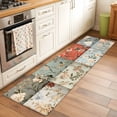 thumbnail image 2 of 2'x6' Rug Runners for Hallways Kitchen, Elegant Spring Floral Non Slip Entryway Beside Floor Carpet Runner, Summer Botanical Farmhouse Washable Laundry Room Bedroom Throw Rugs Mat for Family Pet, 2 of 8