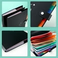 thumbnail image 3 of Expanding Files Folder 7 Pockets A4 Rainbow Accordion File Organizer,Index Handle File High Capacity Expanding Document Folder for Business Office Study, 3 of 6