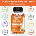 thumbnail image 4 of SUPPZAAR Vitamin D Gummies. Vegetarian Vitamin D3 Gummies for Adults & Kids, 4 of 5