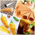 thumbnail image 5 of Cream Horn Molds 12Pcs Large Size Baking Cones Stainless Steel Roll Horn Forms Conical Danish Pastry, 5 of 5