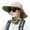 BO47_Khaki, variant on Fashion Sun Hats for Men Packable Sun Hat for Summer Hiking Outdoor Garden Army Green
