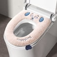 thumbnail image 4 of ZROBM Toilet Seat Covers, Toilet Seat Pad, Seat Cover Toilet, Toilet Seat Mats, Toilet Seat Cushion, Washable, Round, Waterproof, Thick, 4 of 6